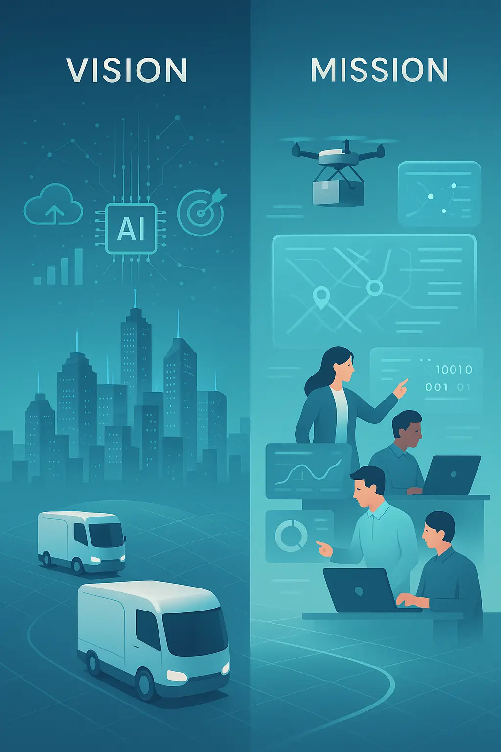 Vision and Mission Illustration